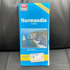 Map of (Normandy) Normandie France